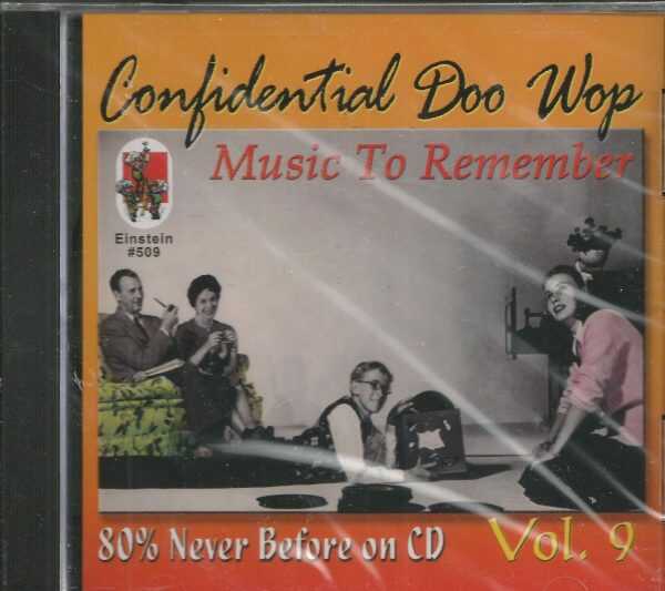CONFIDENTIAL DOO WOP - CD - Vol. 9 - Music To Remember - BRAND NEW