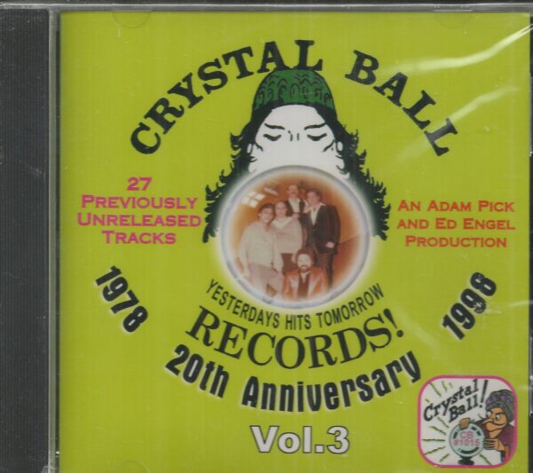 CRYSTAL BALL RECORDS - CD - 20th Anniversary - 1978-1998 - Vol. 3 - BRAND NEW