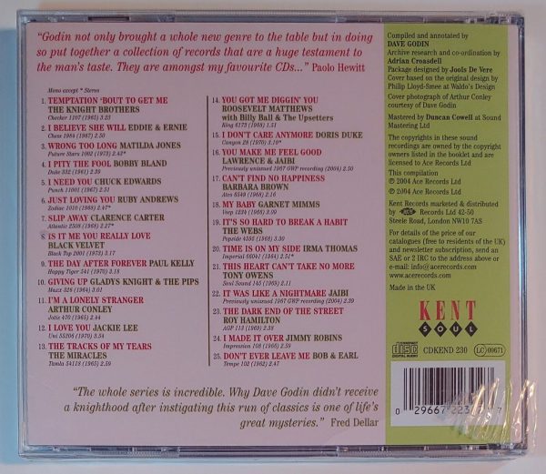 DAVES GODINS DEEP SOUL TREASURES - VOL 4   CD BRAND NEW - Image 3