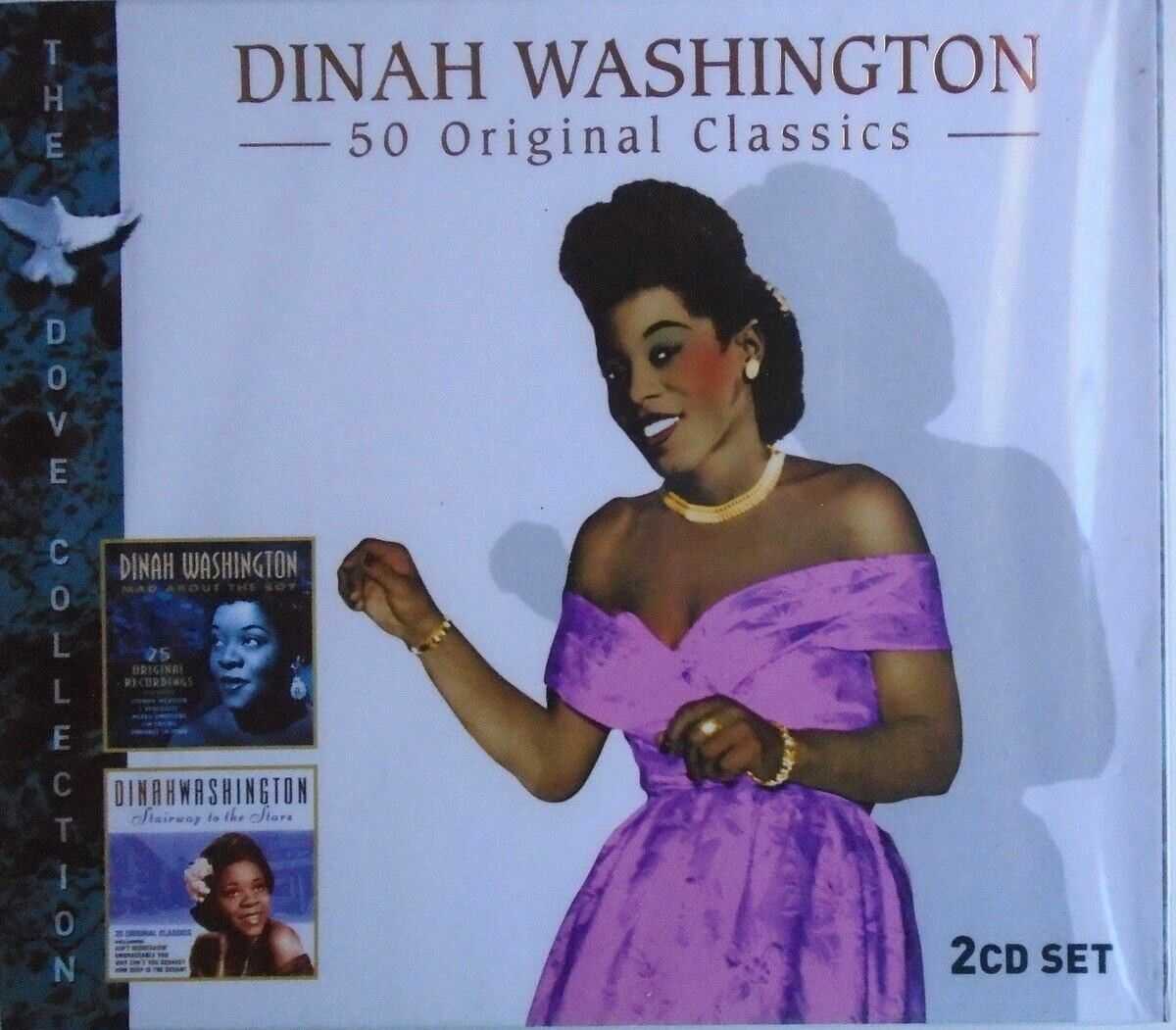 DINAH WASHINGTON - CD - 50 Original Classics - 2 CD SET - BRAND NEW