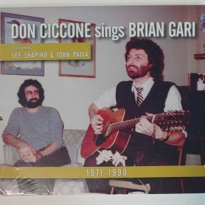 DON CICCONE - DON CICCONE SINGS BRIAN GARI   CD  BRAND NEW