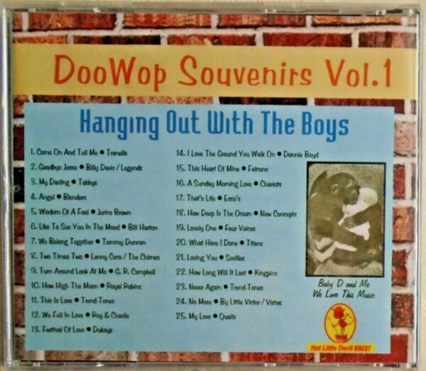 DOO WOP SOUVENIRS - CD - Vol. 1 - Hanging Out With The Boys - BRAND NEW - Image 3