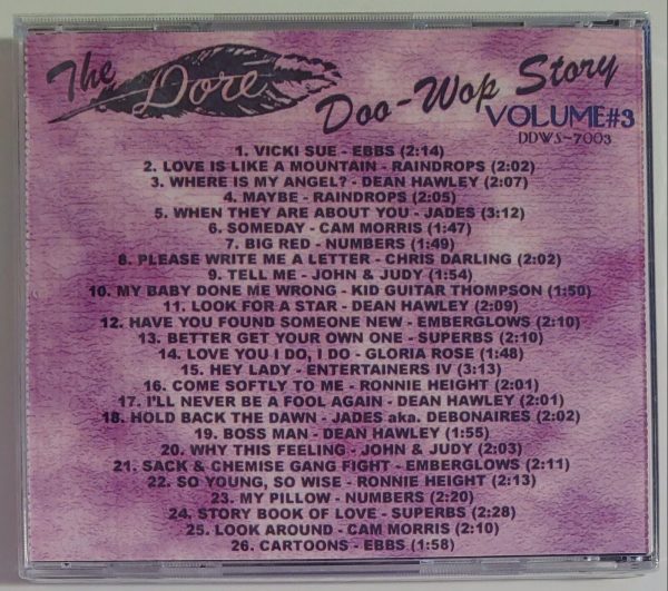 DORE DOO WOP STORY - VOL 3   CD BRAND NEW - Image 3