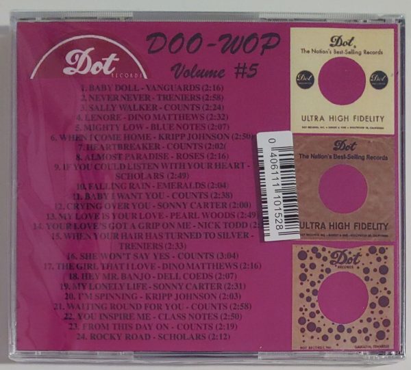 DOT DOO WOP - VOL 5   CD BRAND NEW - Image 3