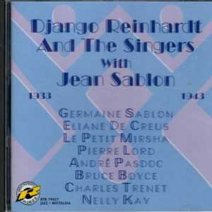 Django Reinhardt And The Singers w/ Jean Sablon - CD - Brand New