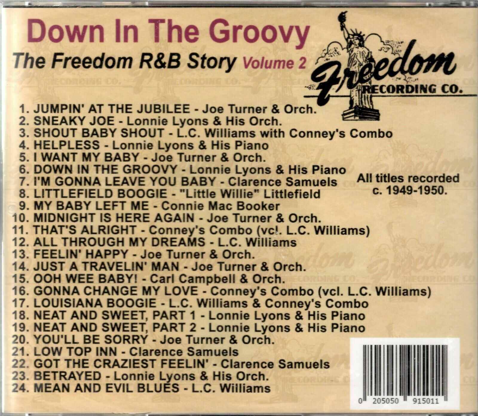 Down In The Groovy - Freedom Records Story - R&B Story Vol 2 - CD - Brand New - Image 3