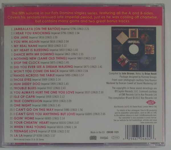 FATS DOMINO - IMPERIAL SINGLES VOL 5   CD BRAND NEW - Image 3