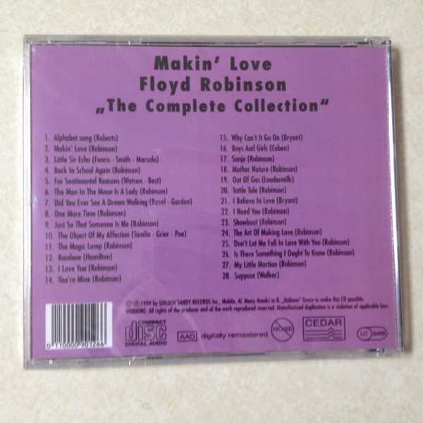 Floyd Robinson CD - Makin' Love - BRAND NEW    Golden Sandy Label - Image 3