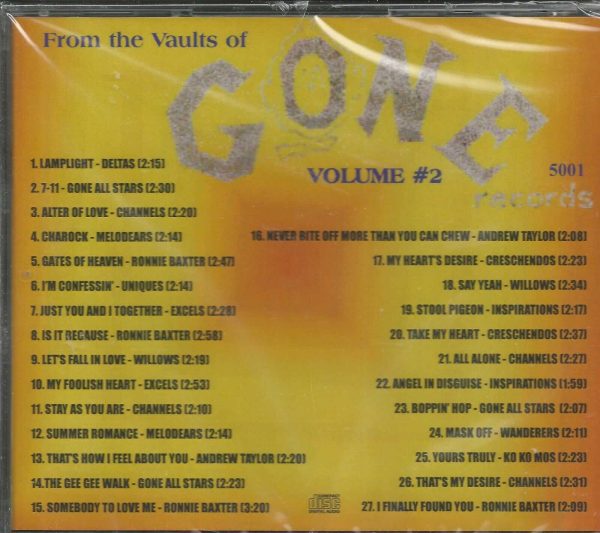 From The Vaults Of GONE - CD - Volume #2 - BRAND NEW - Image 3