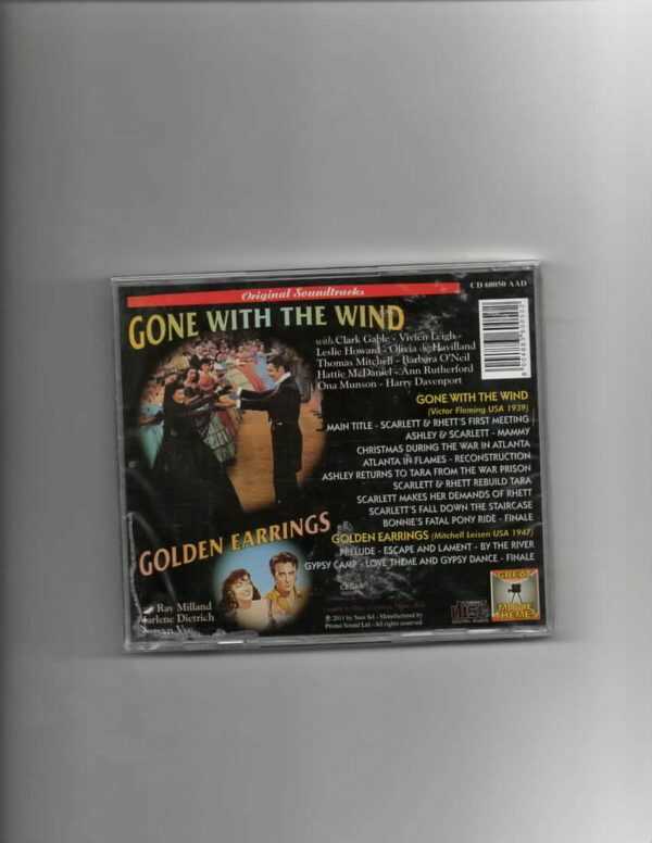 GONE WITH THE WIND / GOLDEN EARRINGS-BRAND NEW CD - Image 3