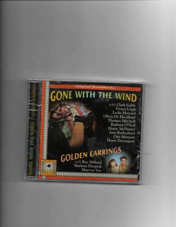 GONE WITH THE WIND/GOLDEN EARRINGS-BRAND NEW CD