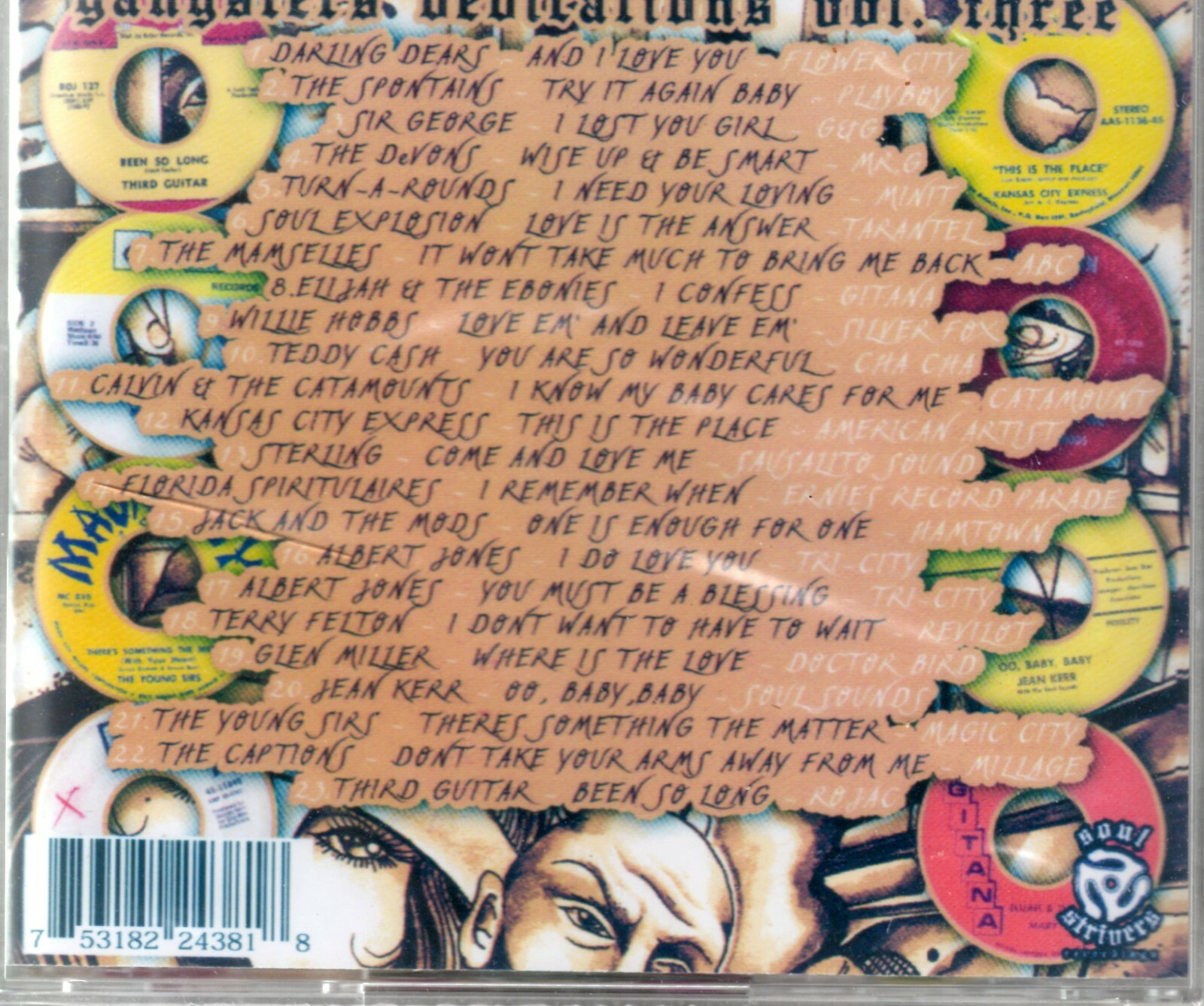 Gangsters Dedications - Vol 3 - CD BRAND NEW - Image 3