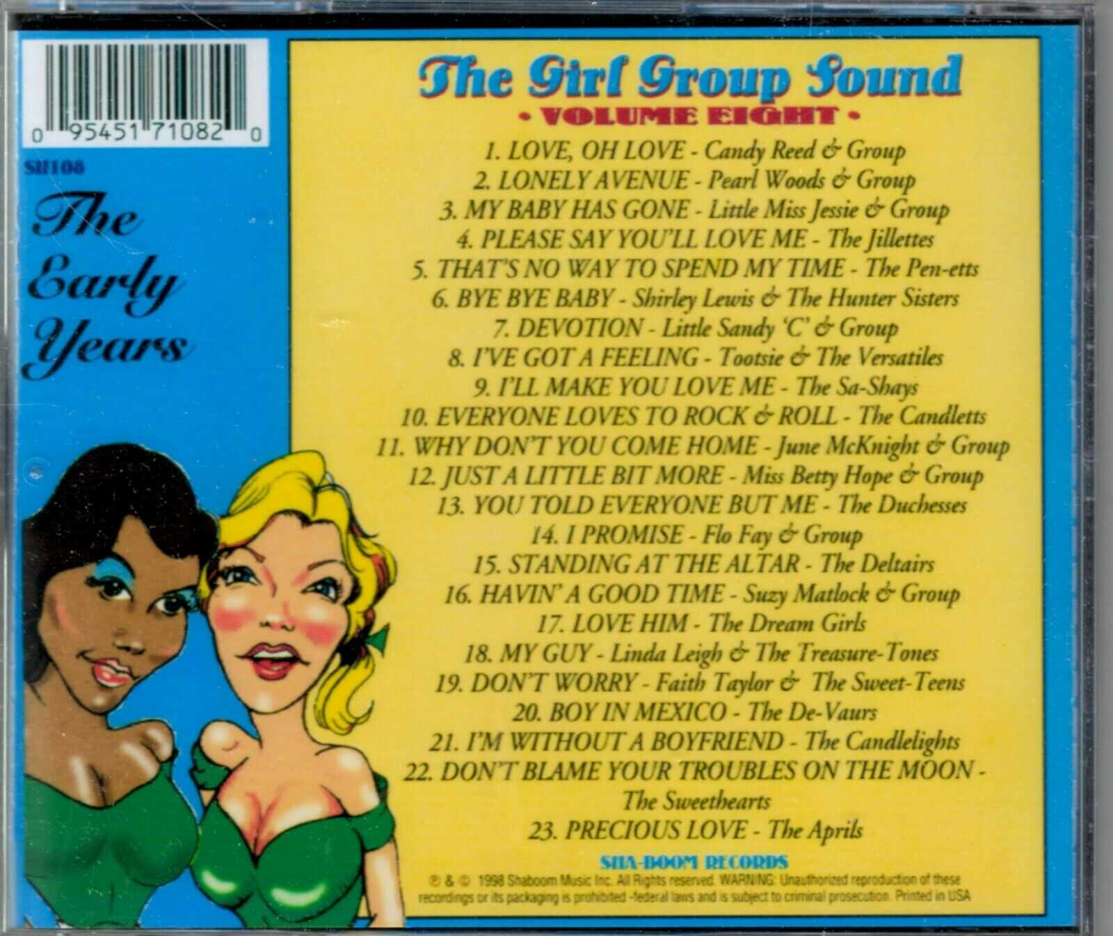 Girl Group Sound - Vol.8 by Various Artists - Orig Ed -CD - Image 3