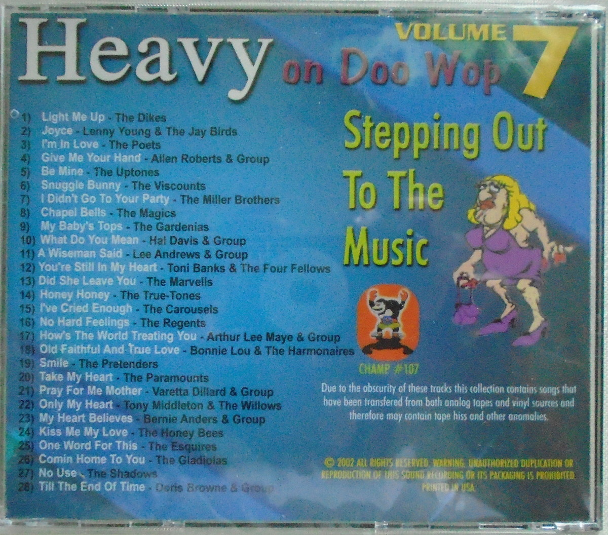 HEAVY ON DOO WOP - VOL. 7 - Stepping Out to the music - BRAND NEW - CD - Image 3