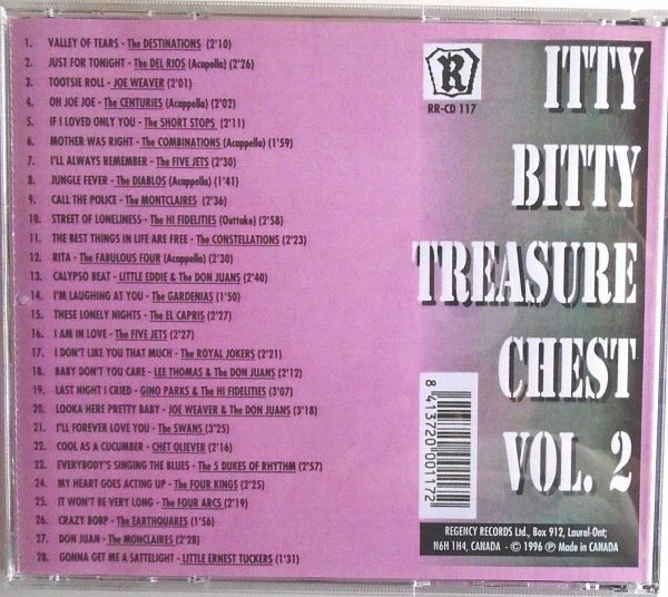 ITTY BITTY TREASURE CHEST - CD - Vol. 2 - LIKE NEW - Image 3