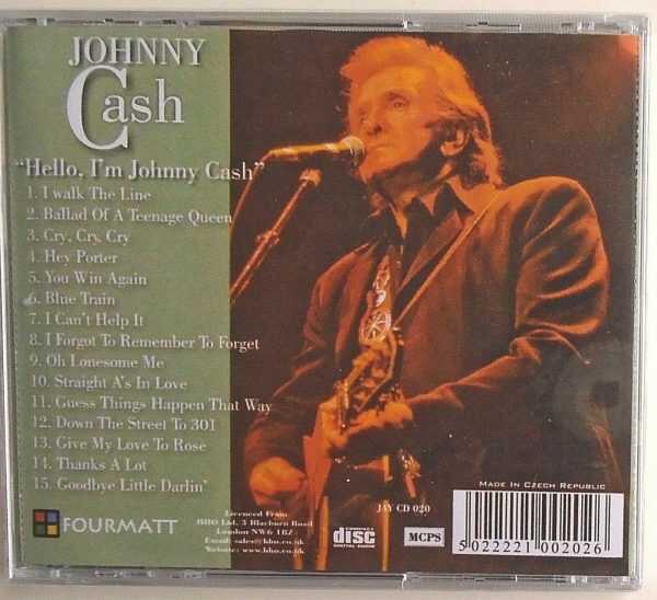 JOHNNY CASH - CD - Hello I'm Johnny Cash - BRAND NEW - Image 3