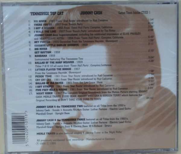 JOHNNY CASH - TENNESSEE TOP CAT - CD  - BRAND NEW - Image 3