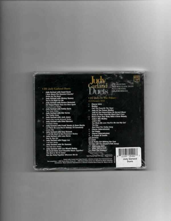 JUDY GARLAND - DUETS-BRAND NEW CD - Image 3