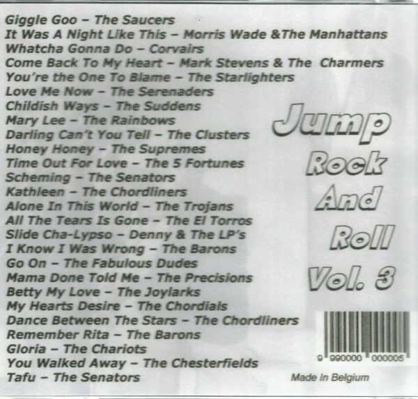 Jump Rock and Roll Vol 3 - CD - Brand New! - Image 3