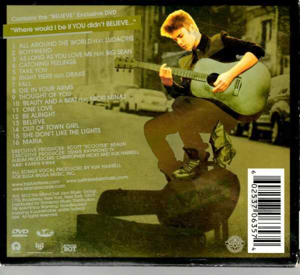 Justin Bieber - Believe - CD - Image 3