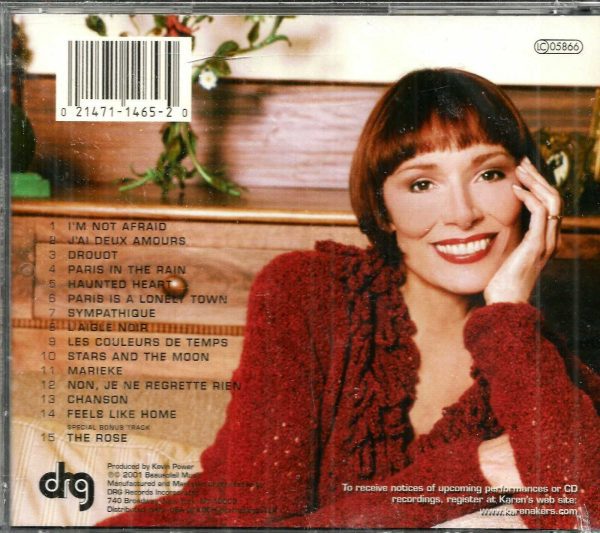 KAREN AKERS CD - FEELS LIKE HOME    Brand New    15 Tracks on DRG Records - Image 3