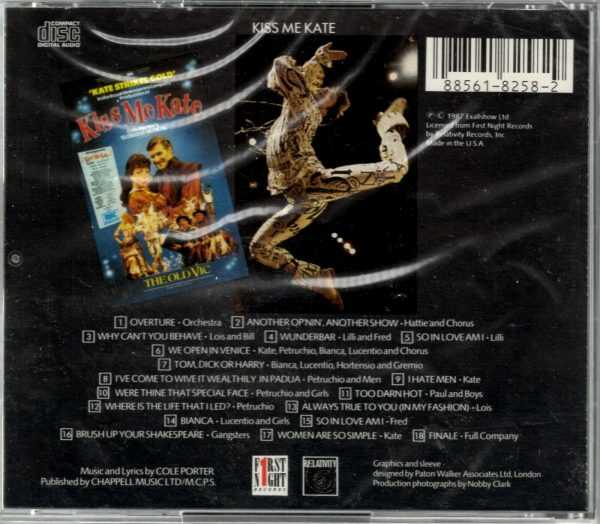 Kiss Me Kate - Original Royal Shakespeare - CD - Brand New! - Image 3