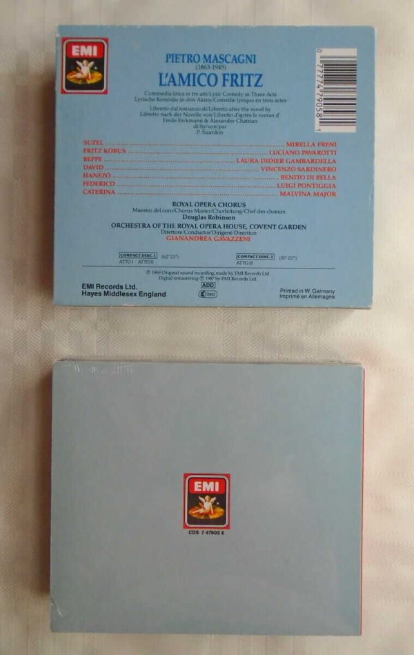 L'AMICO FRITZ - CD - Mascagni - PAVAROTTI - FRENI -  2 Discs - BRAND NEW - Image 5