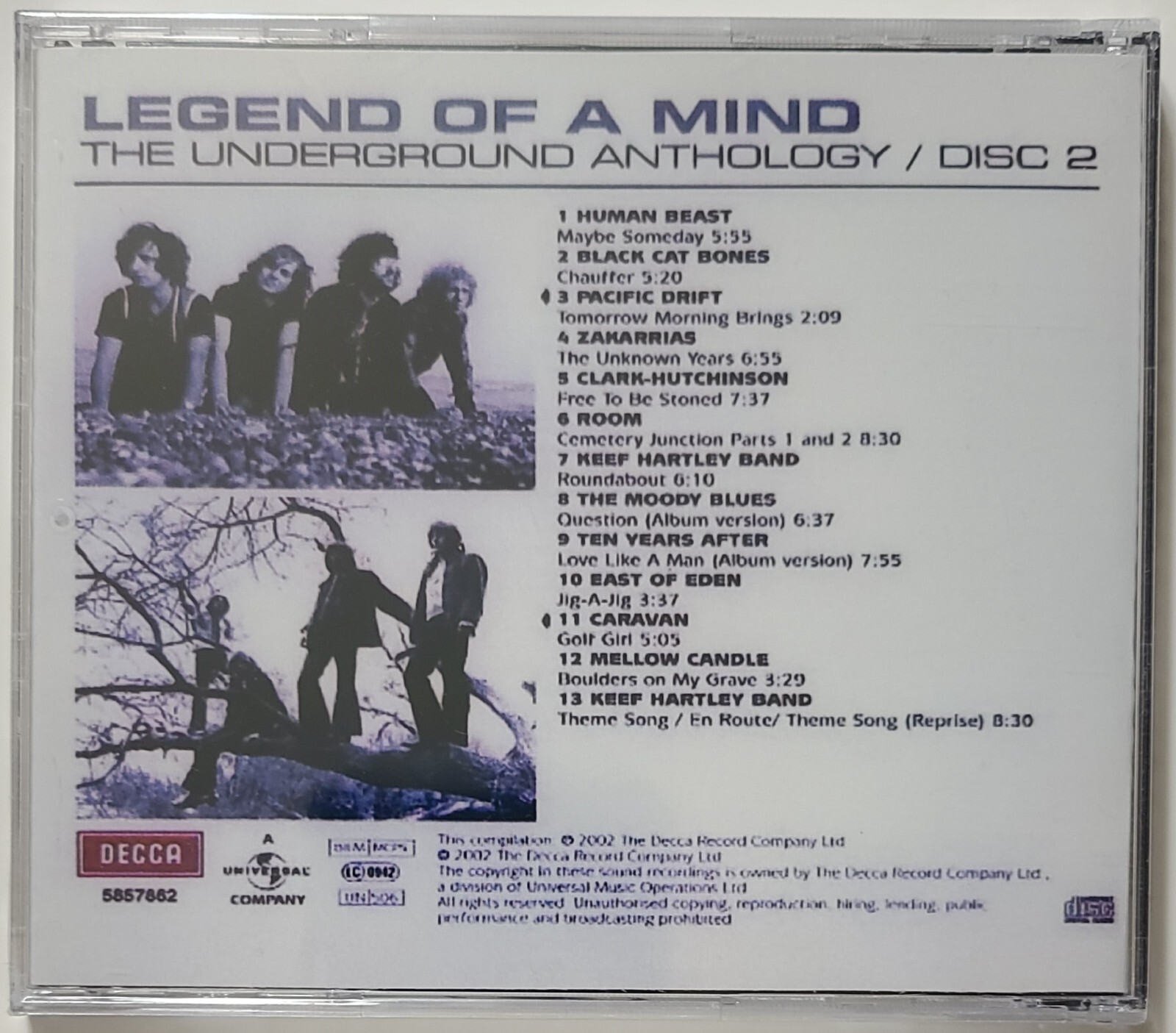 LEGEND OF A MIND - UNDERGROUND ANTHOLOGY VOL 2 CD BRAND NEW - Image 3