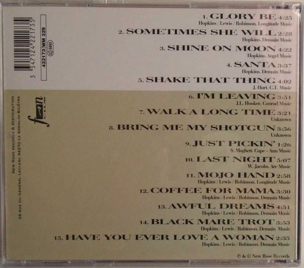 LIGHTNIN' HOPKINS - Shake That Thing - CD - BRAND NEW - Image 3