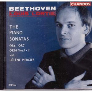 LOUIS LORTIE - CD - Beethoven - Piano Sonatas OP 6,7,14  - BRAND NEW