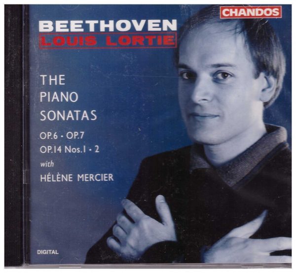 LOUIS LORTIE - CD - Beethoven - Piano Sonatas OP 6,7,14  - BRAND NEW