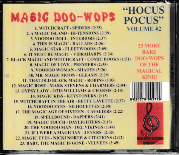 MAGIC DOO WOPS CD HOCUS POCUS VOL 2 - BRAND NEW - Image 3