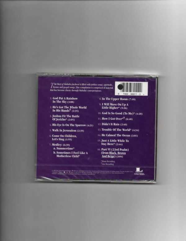 MAHALIA JACKSON,  - BEST OF-CD - Image 3