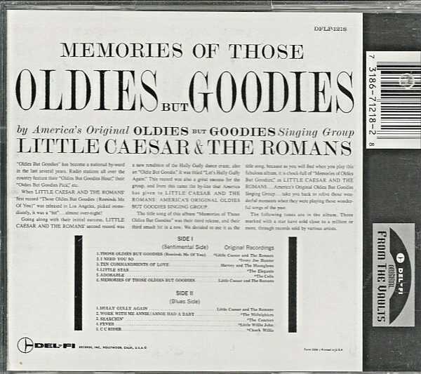 MEMORIES OF THOSE OLDIES BUT GOODIES - CD - Volume 1 - BRAND NEW - Image 3