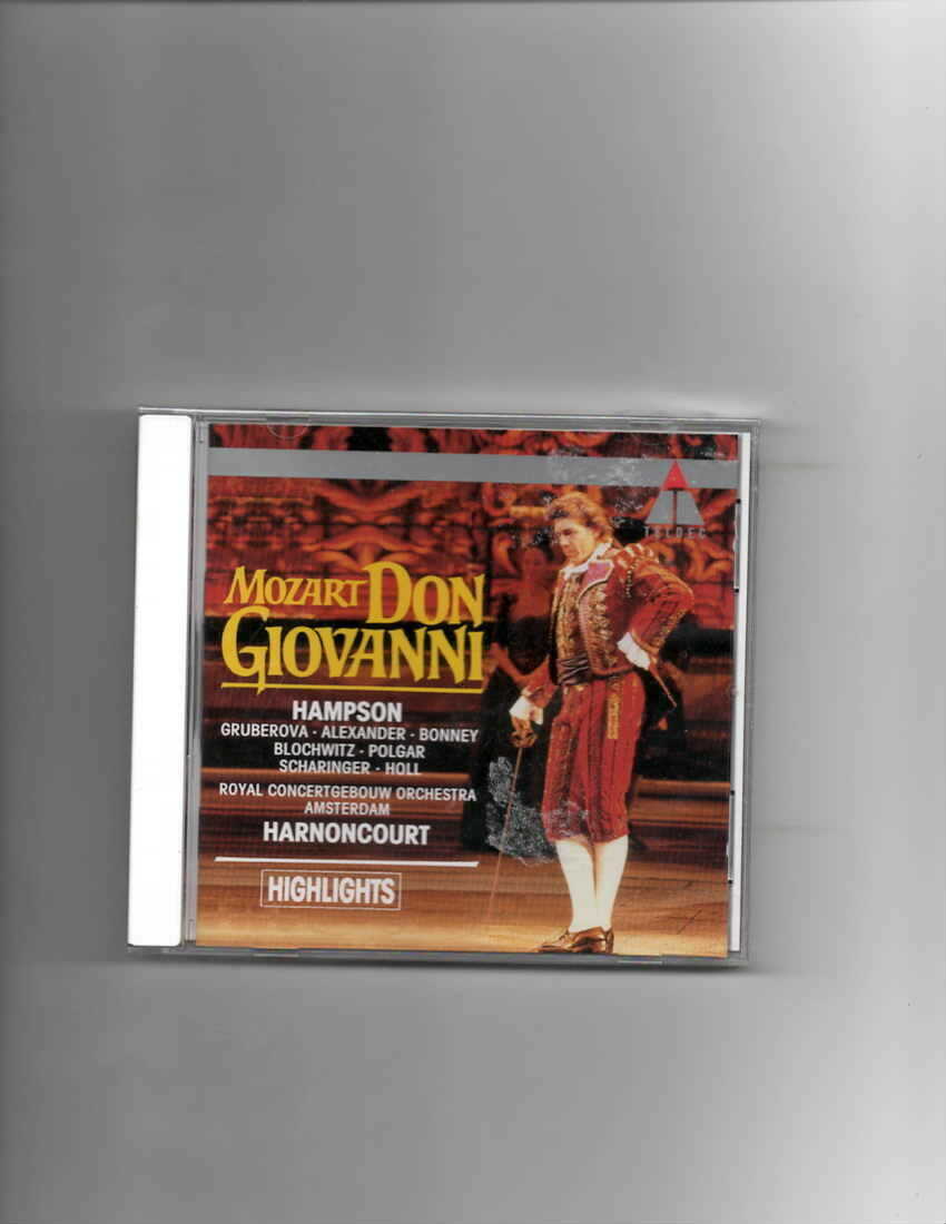 MOZART: DON GIOVANNI  HIGHLIGHTS   HARNONCOURT-BRAND NEW CD