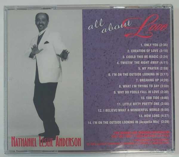 NATHAN LESLIE ANDERSON - ALL ABOUT LOVE   CD     BRAND NEW - Image 3
