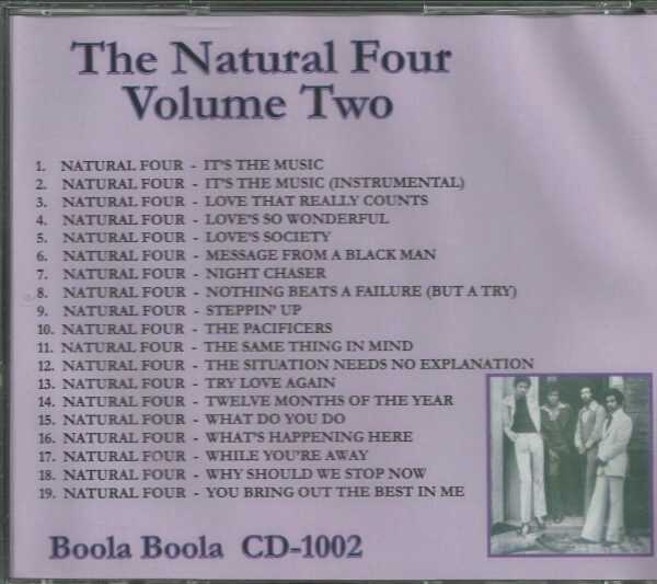 Natural Four Vol 2 - Boola Boola - CD - Brand New! - Image 3