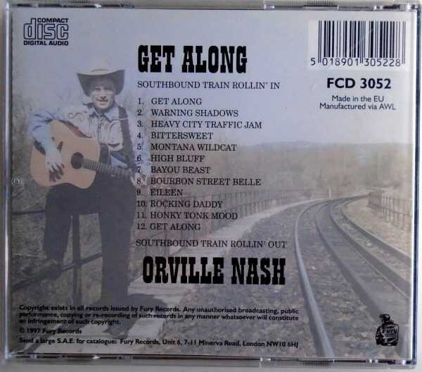 ORVILLE NASH - CD - Get Along - LIKE  NEW - Image 3