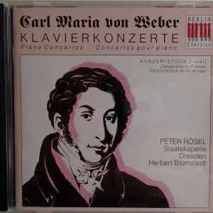 PETER ROSEL - WEBER - CD - Klavierkonzerte - BRAND NEW
