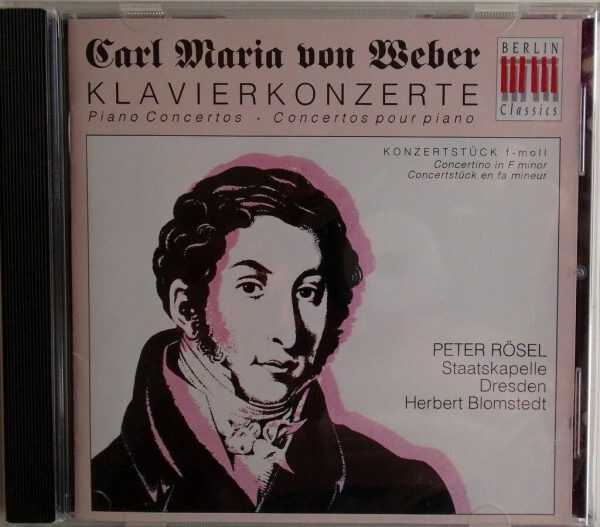 PETER ROSEL - WEBER - CD - Klavierkonzerte - BRAND NEW