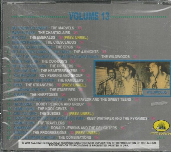 RARE AND UNRELEASED  - Vol. 13 - Group Harmony Gems -  BRAND NEW -  CD - Image 3