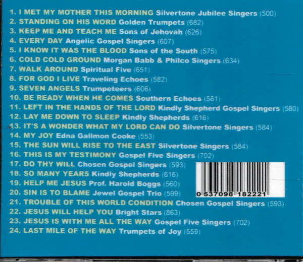 RARE NASHVILLE GOSPEL VOL 1 1951-65 CD - BRAND NEW - Image 3