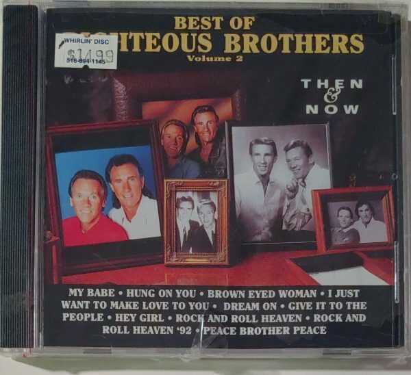 RIGHTEOUS BROTHERS - BEST OF  VOL 2   CD     BRAND NEW