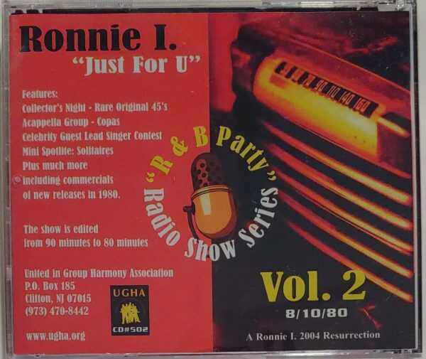 RONNIE I. - "JUST FOR U" VOL 3   CD     BRAND NEW - Image 3