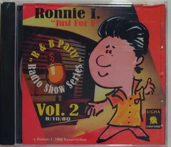 RONNIE I. - "JUST FOR U" VOL 3   CD     BRAND NEW