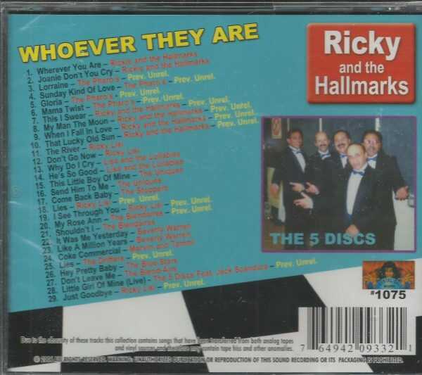 Ricky and the Hallmarks CD - Whoever They Are  29 Tracks Crystal Ball BRAND NEW - Image 3