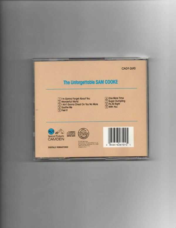 SAM COOKE - THE UNFORGETTABLE-CD - Image 3