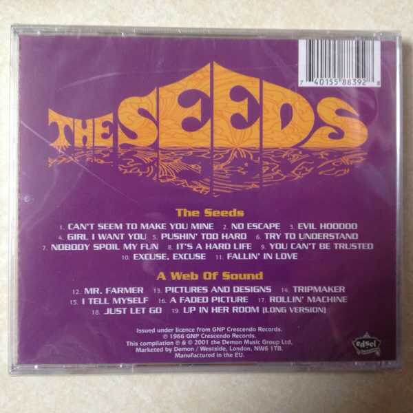 SEEDS - SEEDS & A WEB OF SOUND BRAND NEW CD - Image 3
