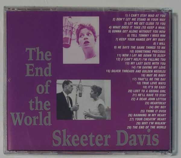 SKEETER DAVIS - END OF THE WORLD   CD  BRANDNEW - Image 3