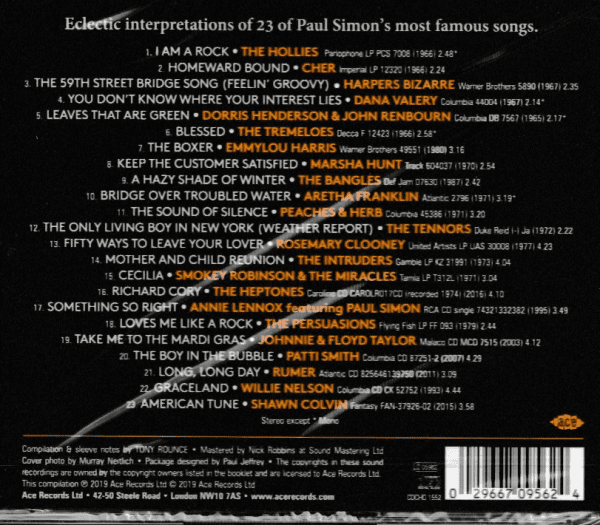 SONGS BY PAUL SIMON AMERICAN TUNES CD - BRAND NEW - Image 3